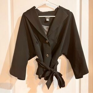 FINAL PRICE Cami Belted Black Blazer Style Jacket